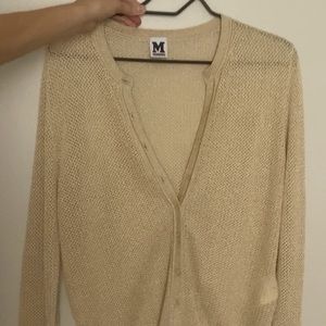 Missoni Gold Cardigan
